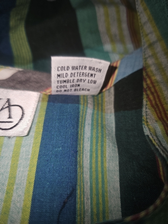 Vintage 90s Erika Plaid Cotton Midi Dress Lagenlook Bubble Hem Pockets Tie Back - Picture 11 of 11